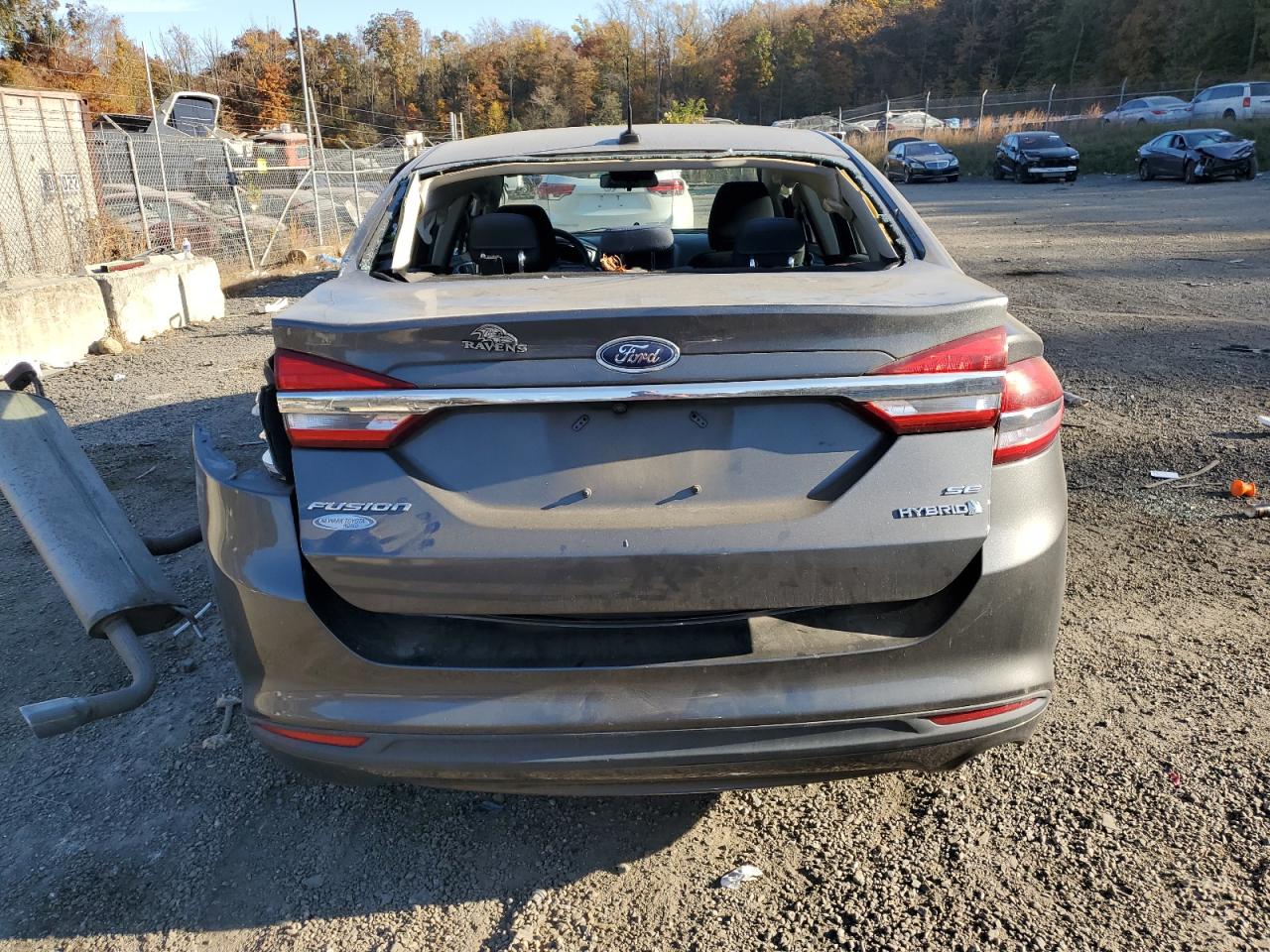 2017 Ford Fusion Se Hybrid VIN: 3FA6P0LU3HR318118 Lot: 78533694