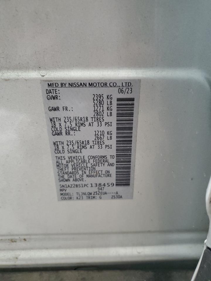 5N1AZ2BS1PC138459 2023 NISSAN MURANO - Image 13