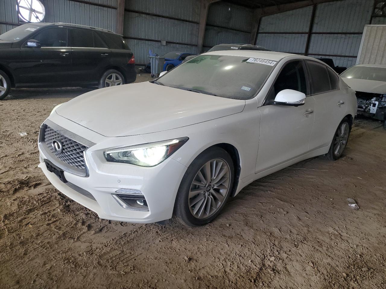 2022 Infiniti Q50 Luxe VIN: JN1EV7BP0NM311201 Lot: 78246454