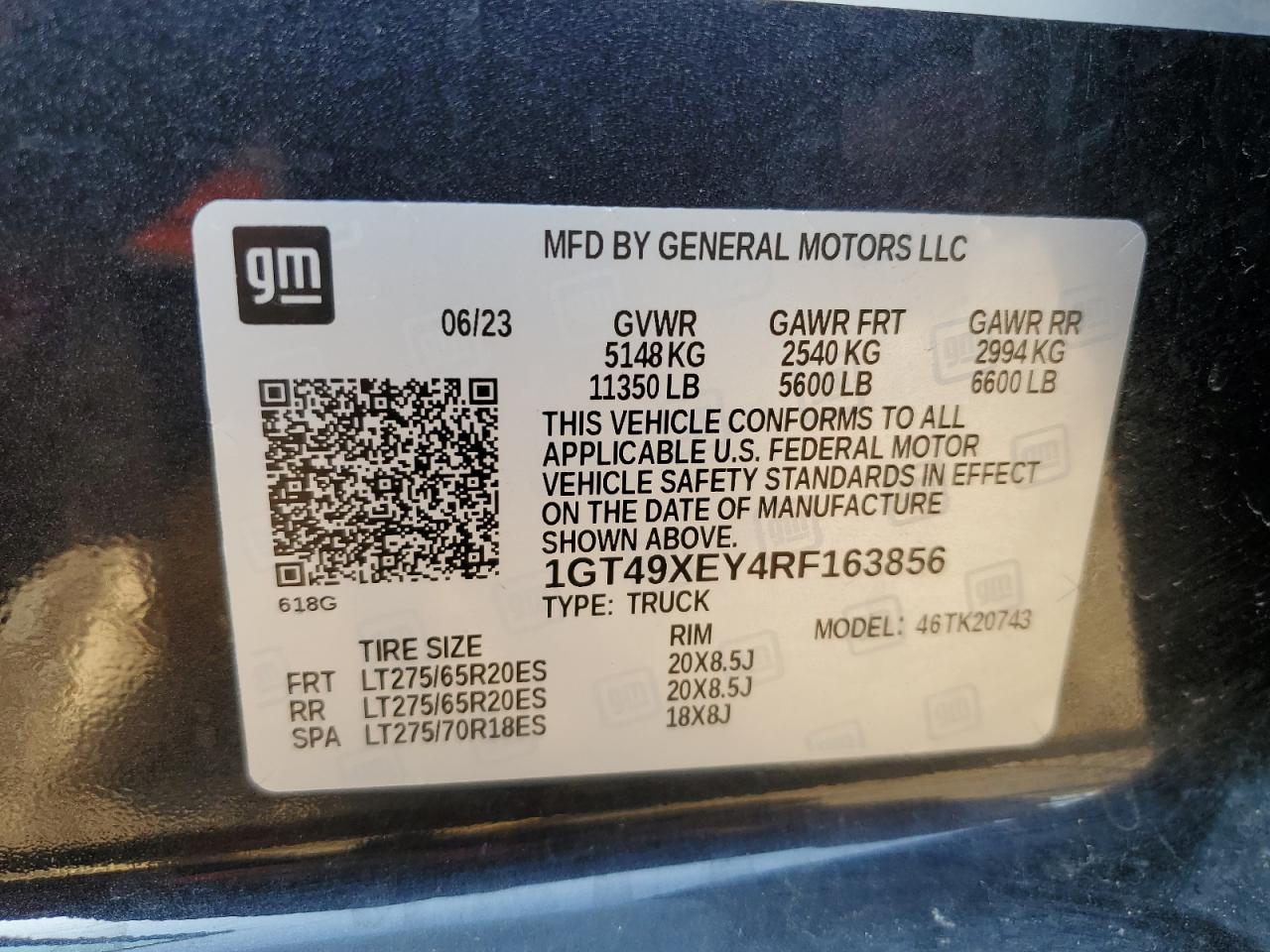 1GT49XEY4RF163856 2024 GMC Sierra K2500 Denali Ultimate