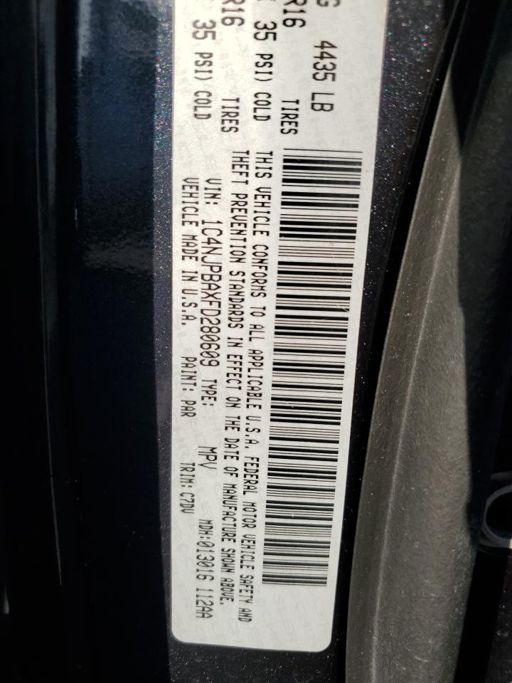 VIN 1C4NJPBAXFD280609 2015 JEEP PATRIOT no.12