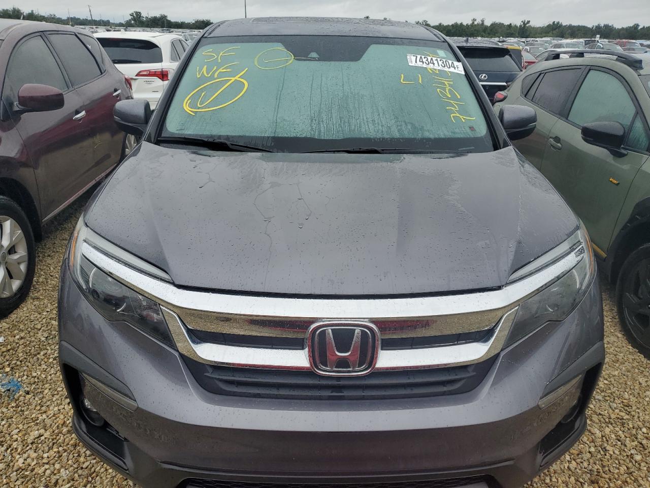 2021 Honda Pilot Exl VIN: 5FNYF5H54MB027482 Lot: 74341304