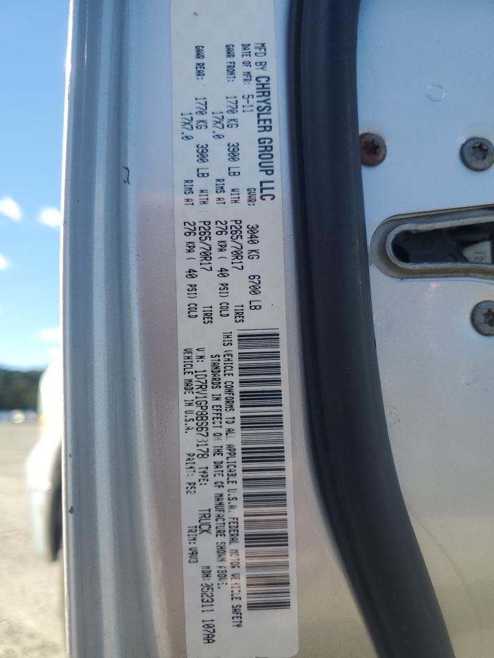 1D7RV1GP8BS673178 2011 Dodge Ram 1500