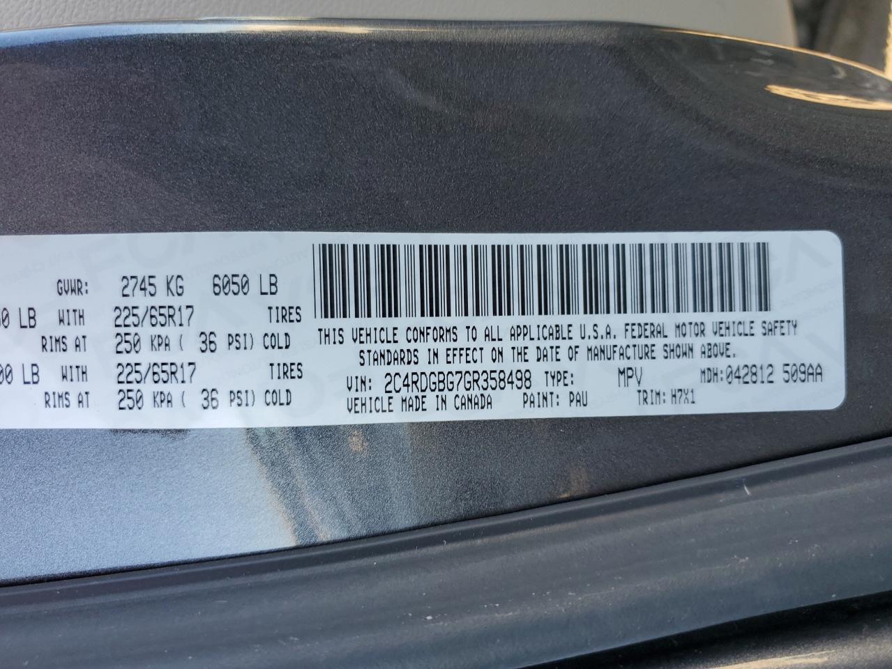 2016 Dodge Caravan - Image 13
