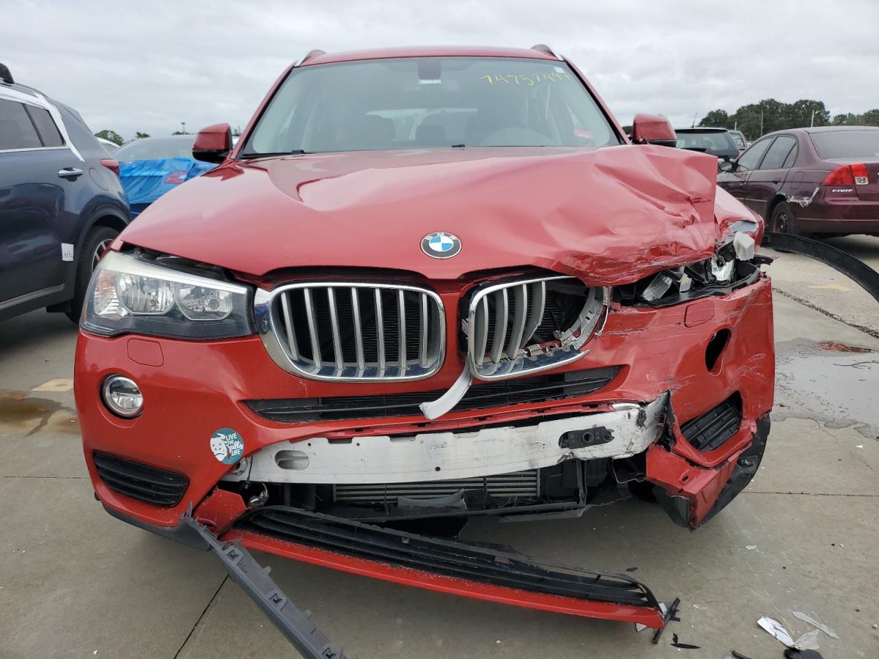 VIN 5UXWZ7C35H0V87952 2017 BMW X3 no.5