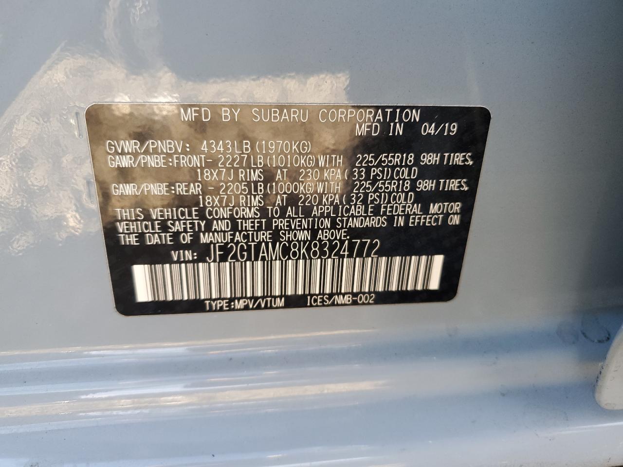 2019 Subaru XV - Image 13