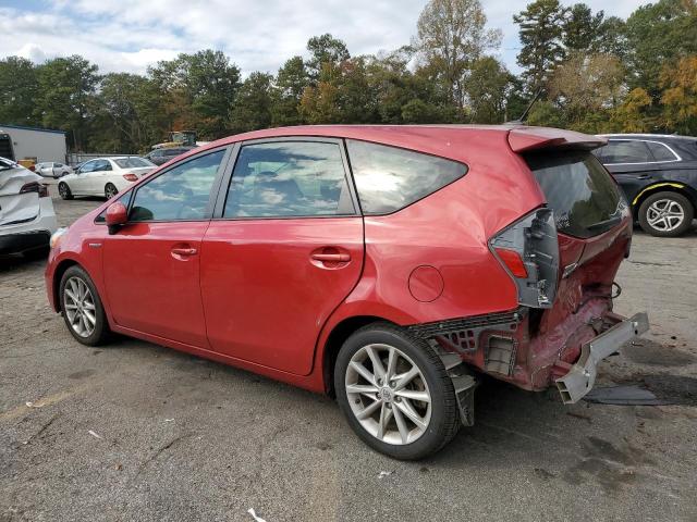  TOYOTA PRIUS 2014 Бургунді