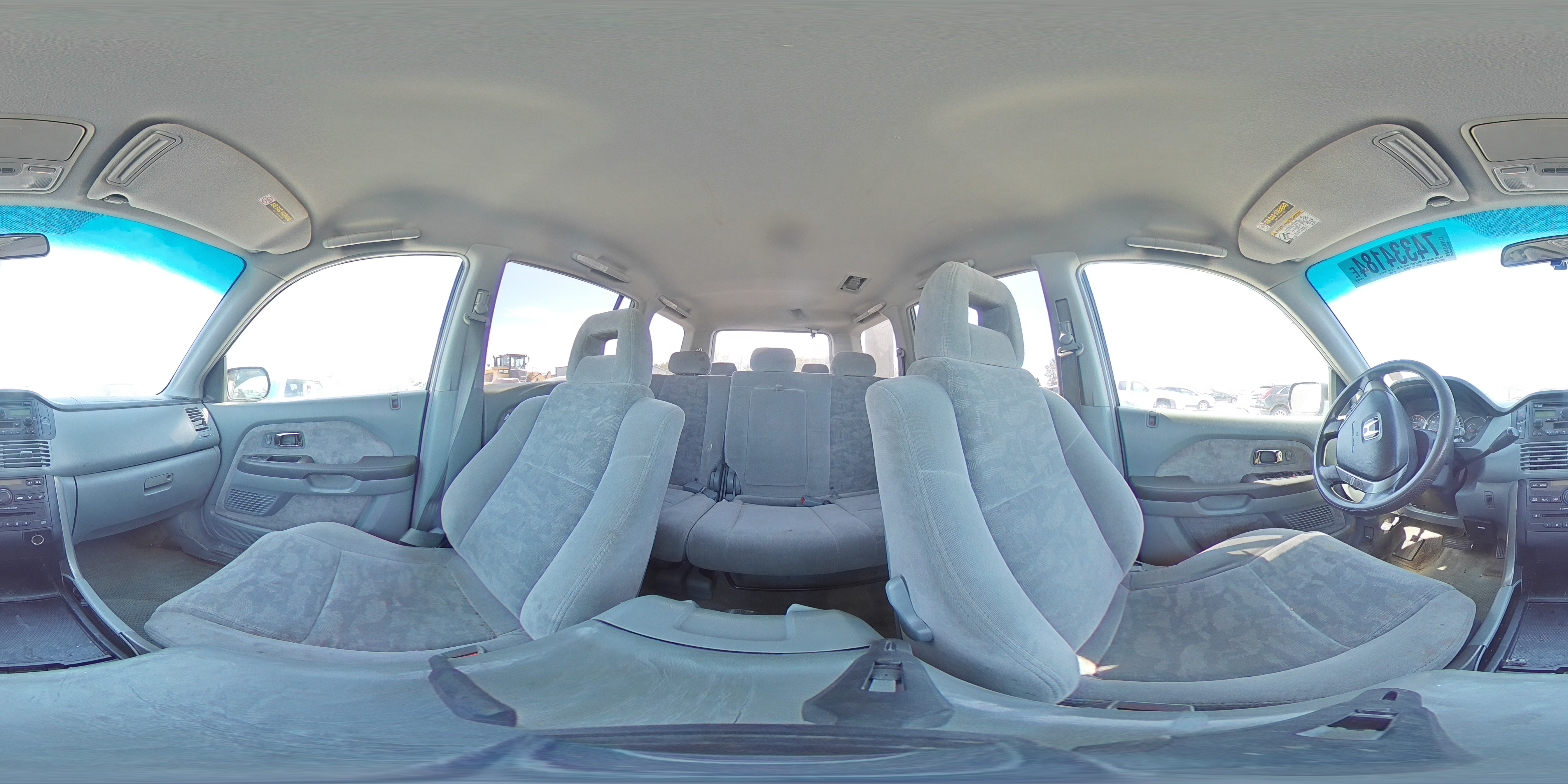 2005 Honda Pilot Ex VIN: 2HKYF18475H565077 Lot: 74334184