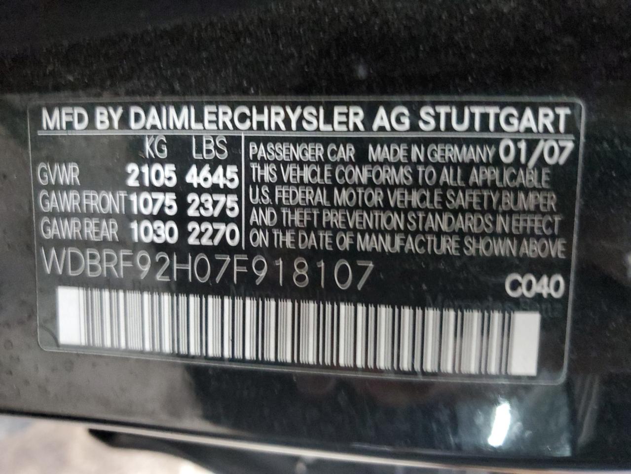 2007 Mercedes-Benz C-klasse - Image 12