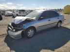 2005 Honda Civic Dx Vp en Venta en Sacramento, CA - Front End