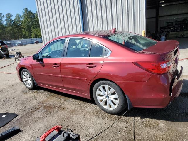  SUBARU LEGACY 2016 Червоний