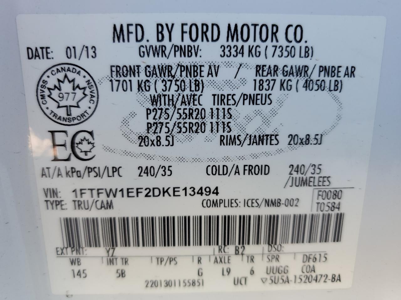 2013 Ford F-150 - Image 13