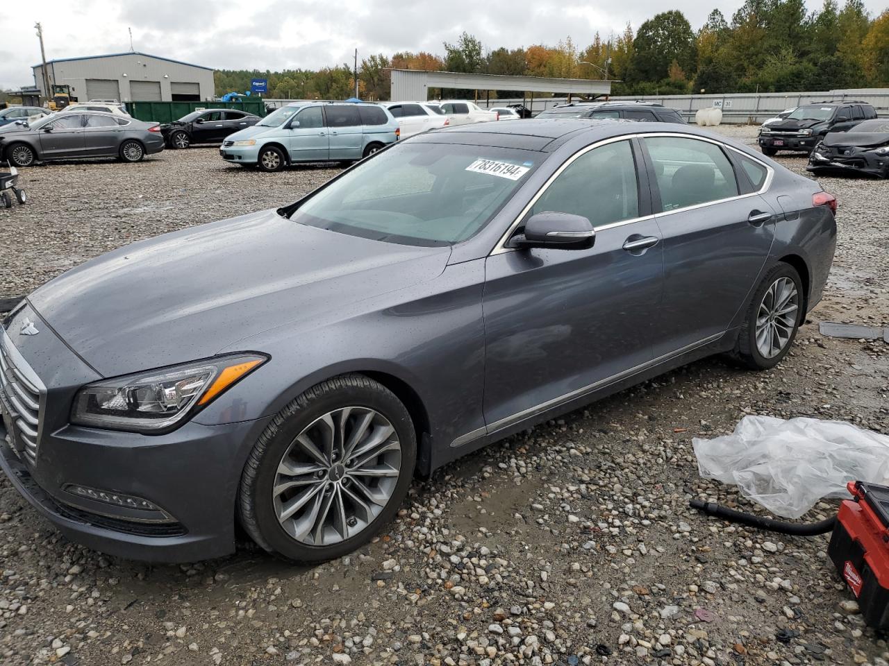 VIN KMHGN4JE9GU124610 2016 HYUNDAI GENESIS no.1