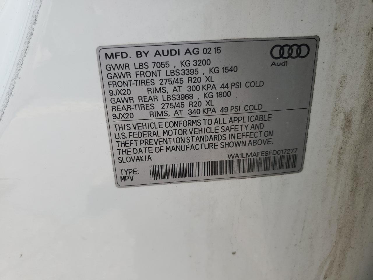 2015 Audi Q7 - Image 13