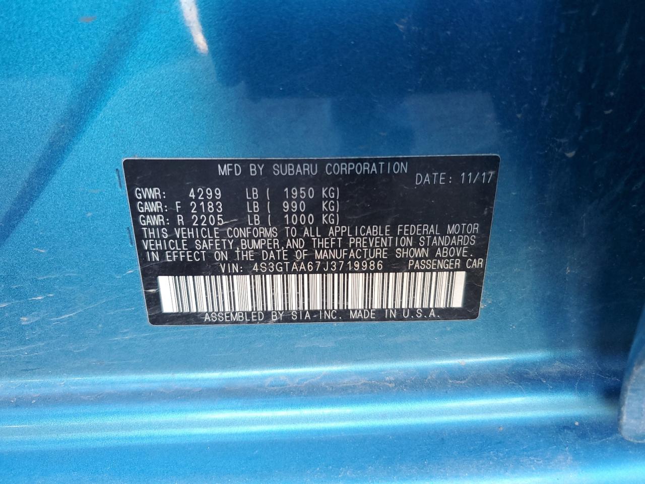 2018 Subaru Impreza - Image 12