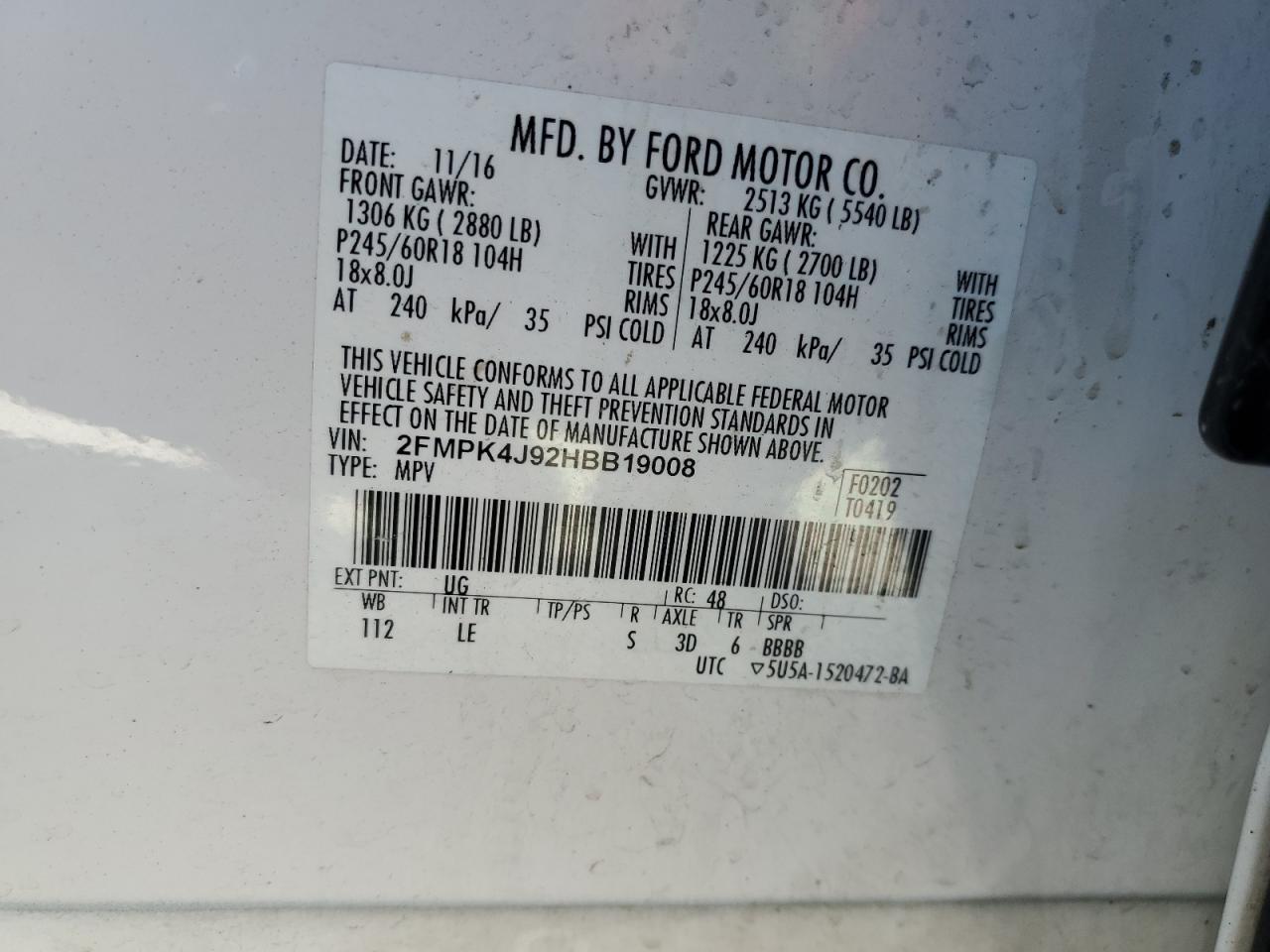 2017 Ford Edge - Image 13