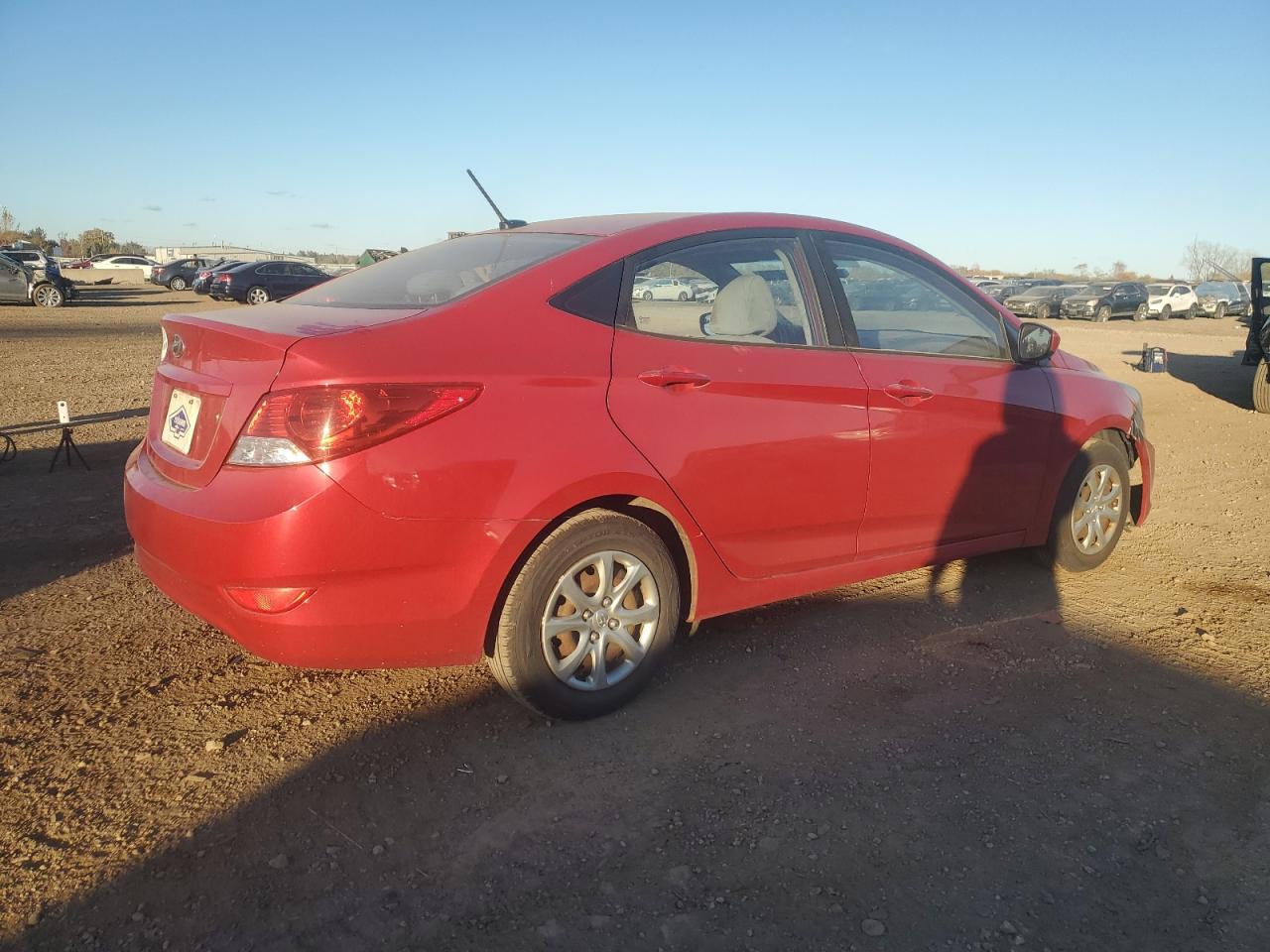 VIN KMHCT4AE0EU619568 2014 HYUNDAI ACCENT no.3