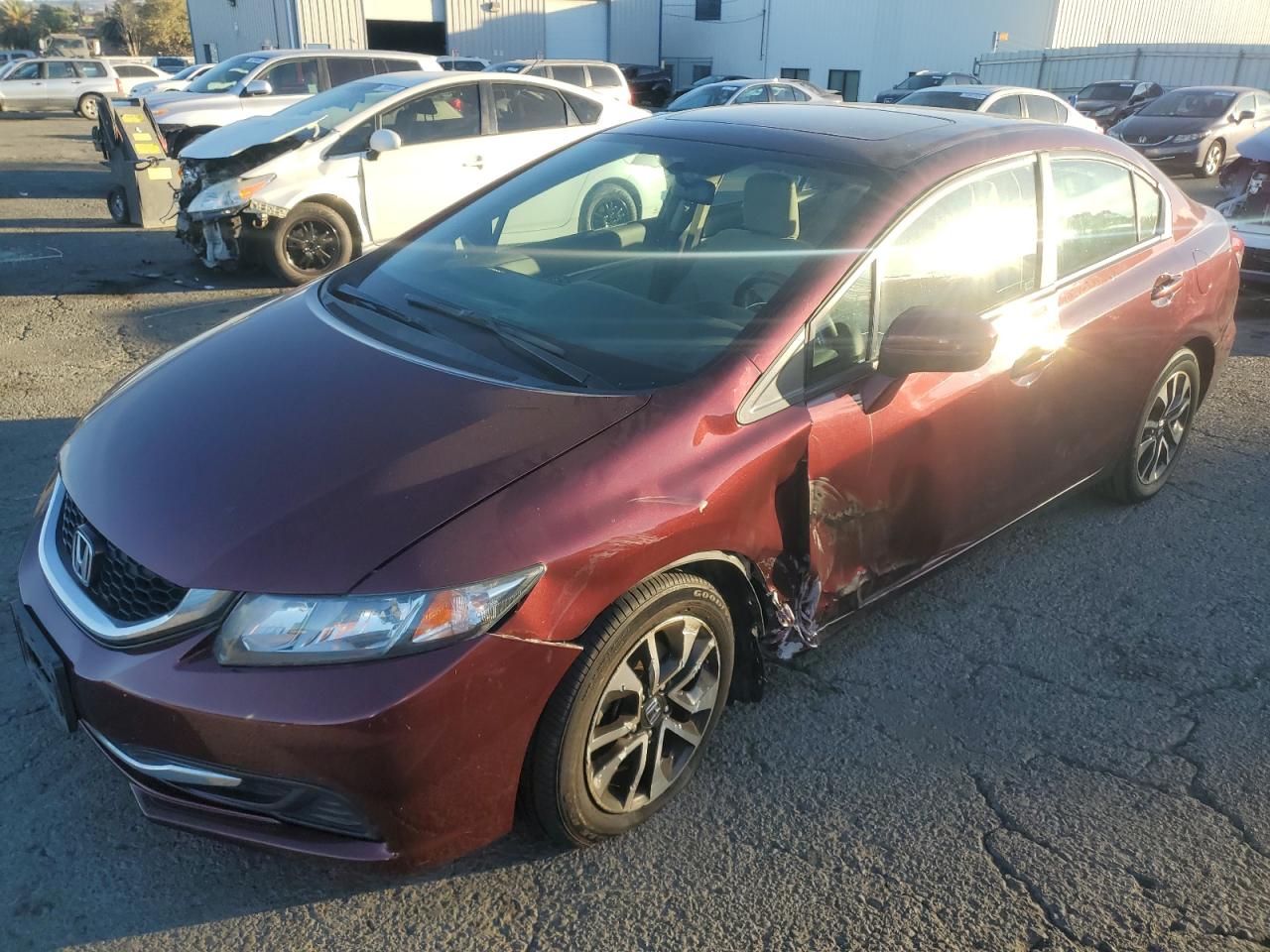 VIN 19XFB2F81EE200266 2014 HONDA CIVIC no.1