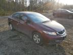 2013 HONDA CIVIC LX for sale at Copart ON - COOKSTOWN