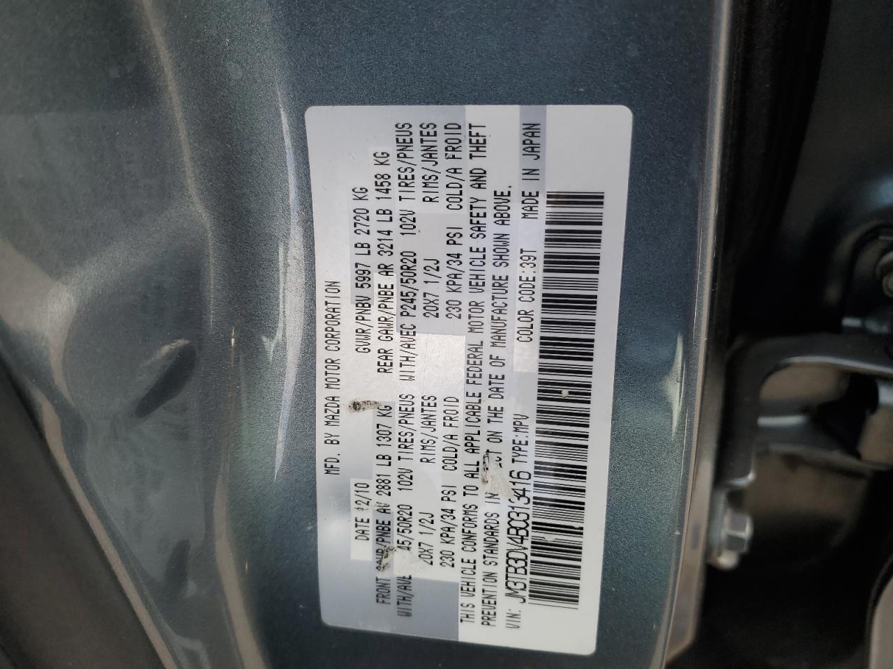 2011 Mazda CX-9 - Image 13