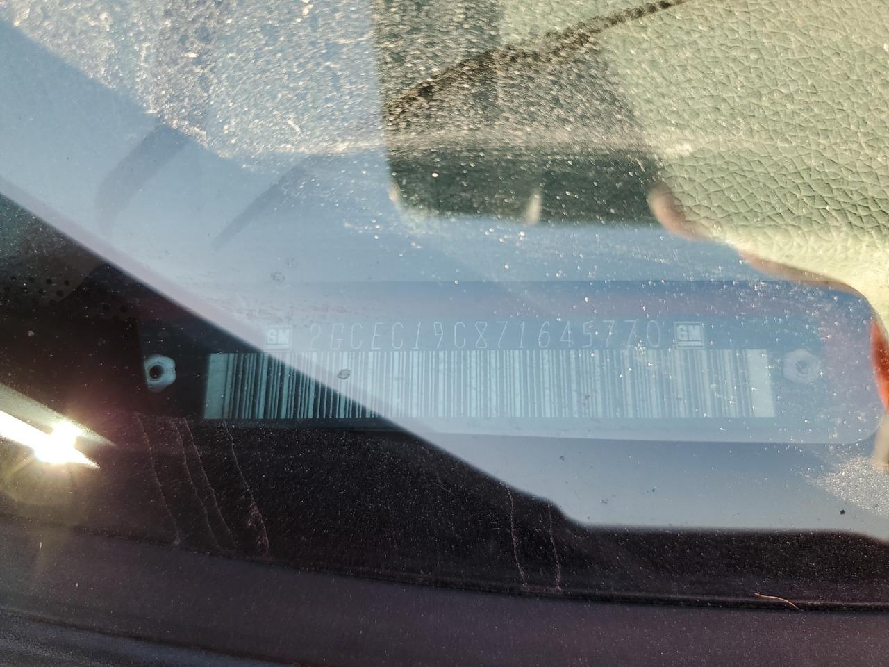 2007 Chevrolet Silverado C1500 VIN: 2GCEC19C871645770 Lot: 74042934