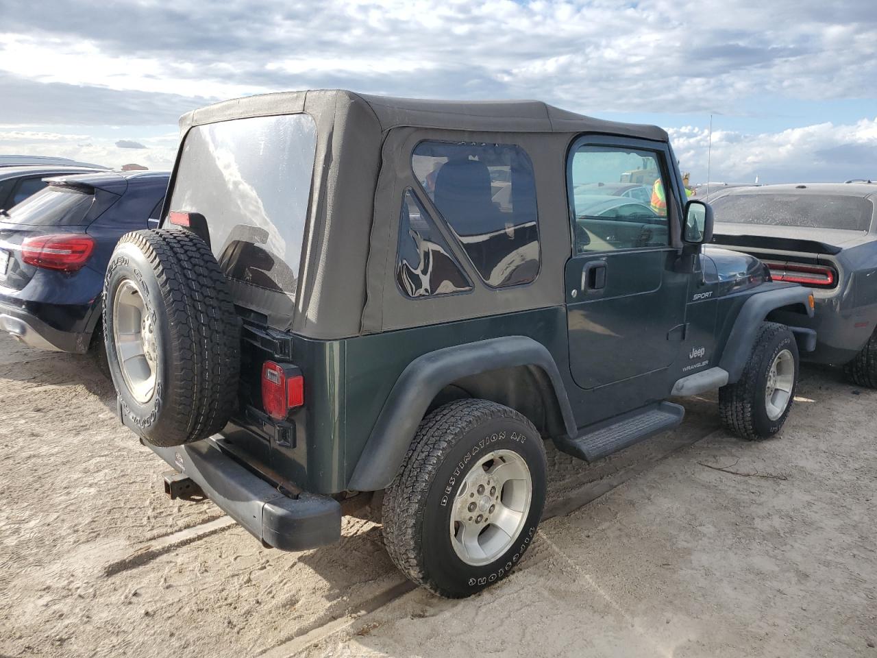 2003 Jeep Wrangler / Tj Sport VIN: 1J4FA49S43P301542 Lot: 75704824