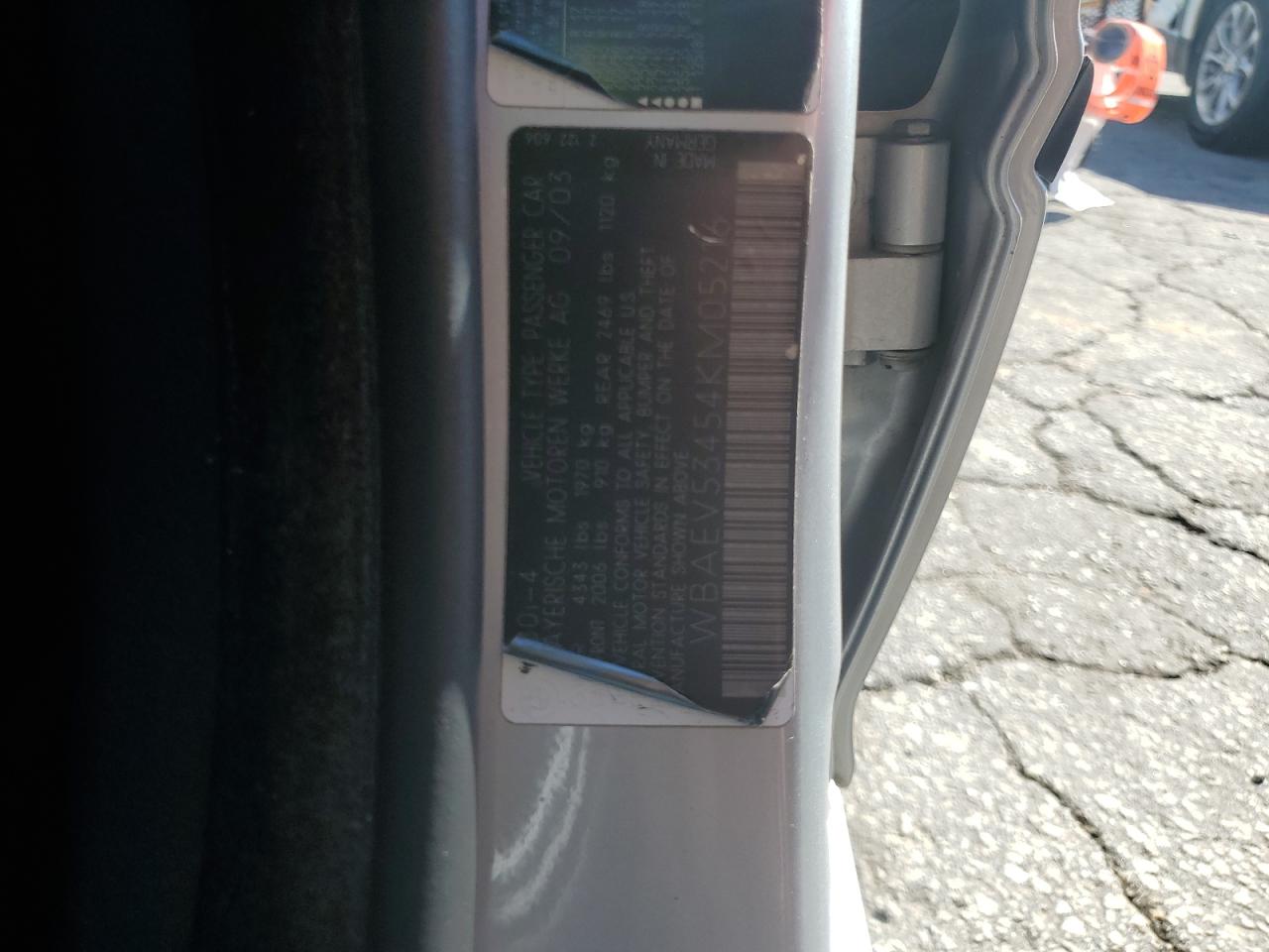 2004 BMW 330 I VIN: WBAEV53454KM05216 Lot: 73338524