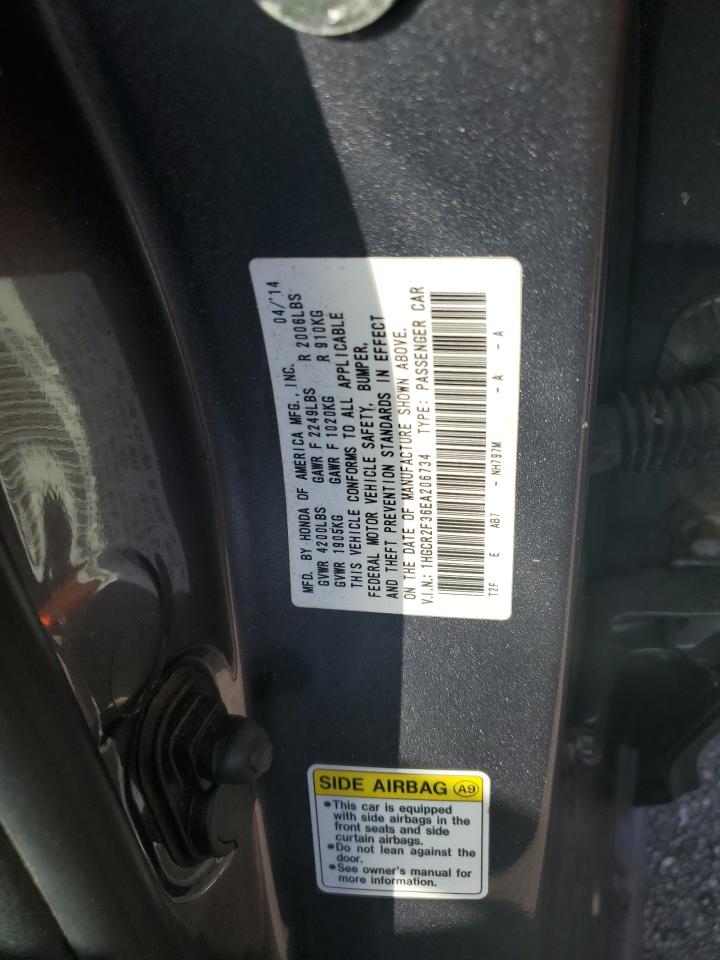 1HGCR2F36EA206734 2014 Honda Accord Lx