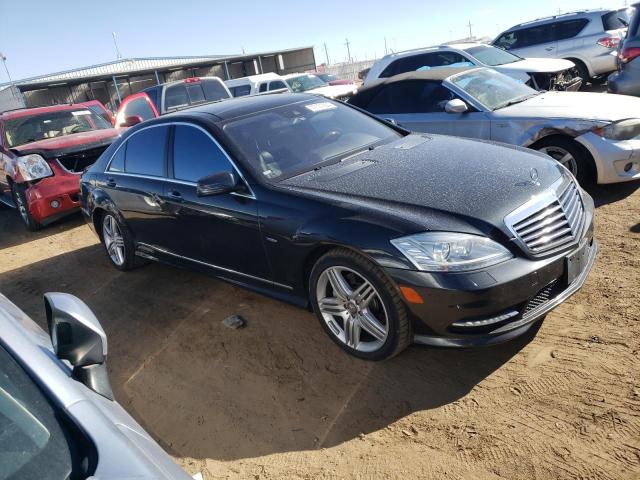 Седани MERCEDES-BENZ S-CLASS 2012 Чорний