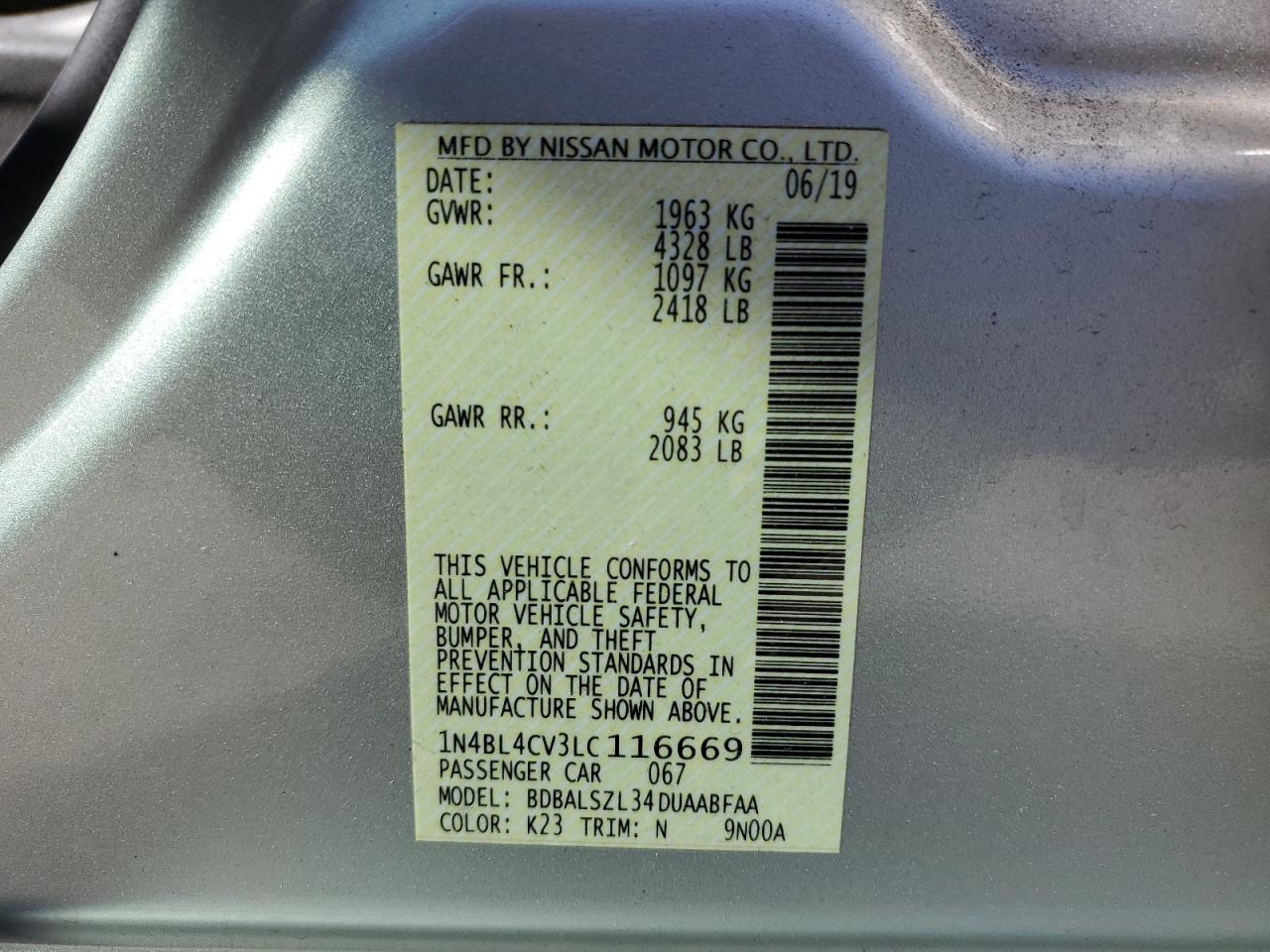 2020 Nissan Altima - Image 13