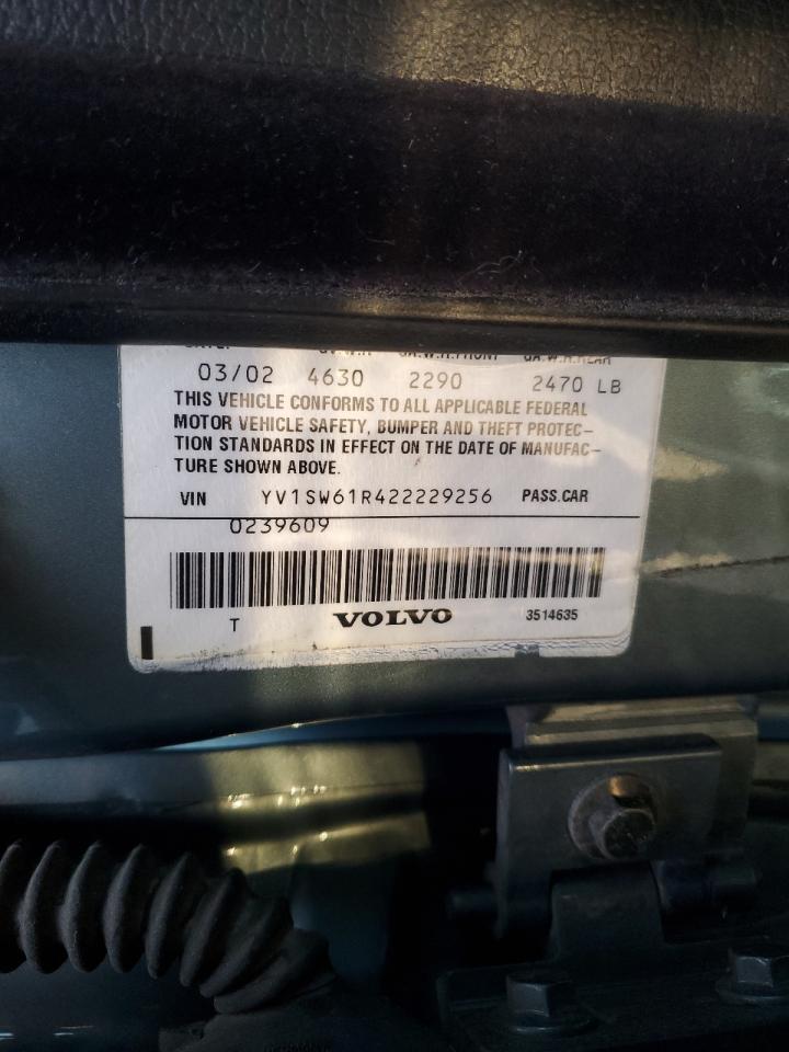 YV1SW61R422229256 2002 Volvo V70