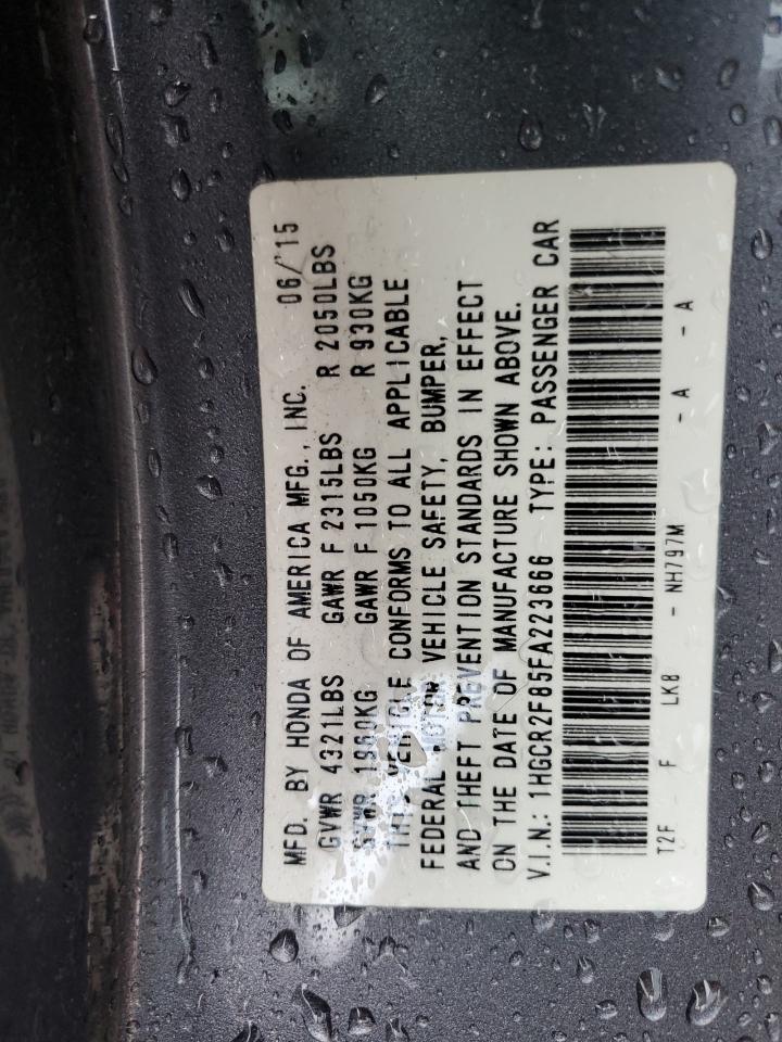 1HGCR2F85FA223666 2015 Honda Accord Exl