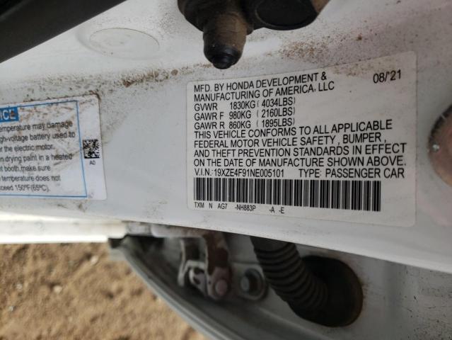 19XZE4F91NE005101 Honda Insight TO 12