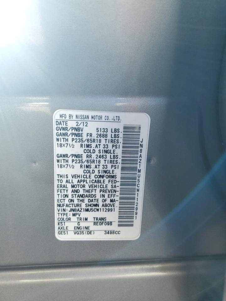 2012 Nissan Murano - Image 14