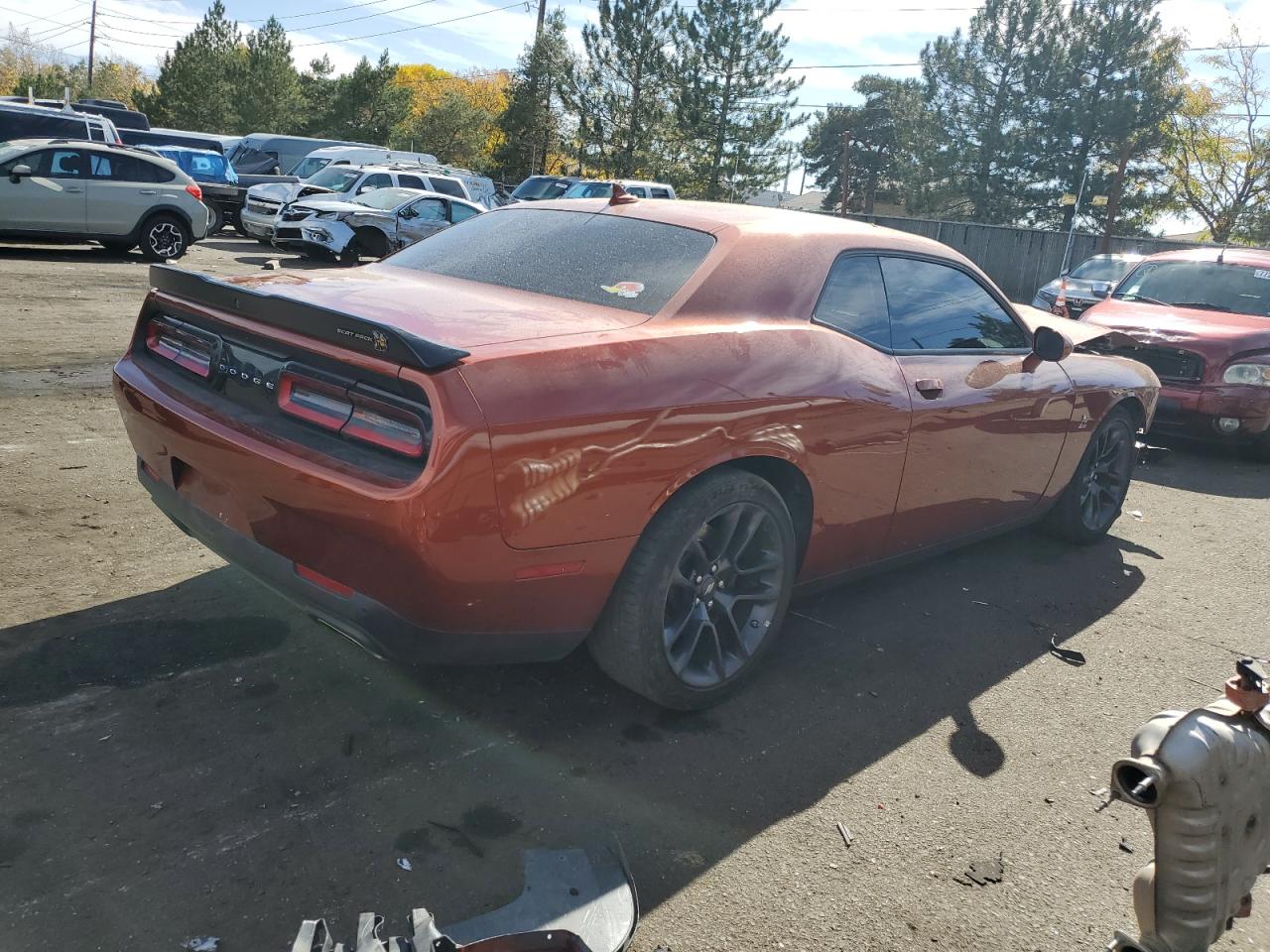 VIN 2C3CDZFJ3MH663896 2021 DODGE CHALLENGER no.3