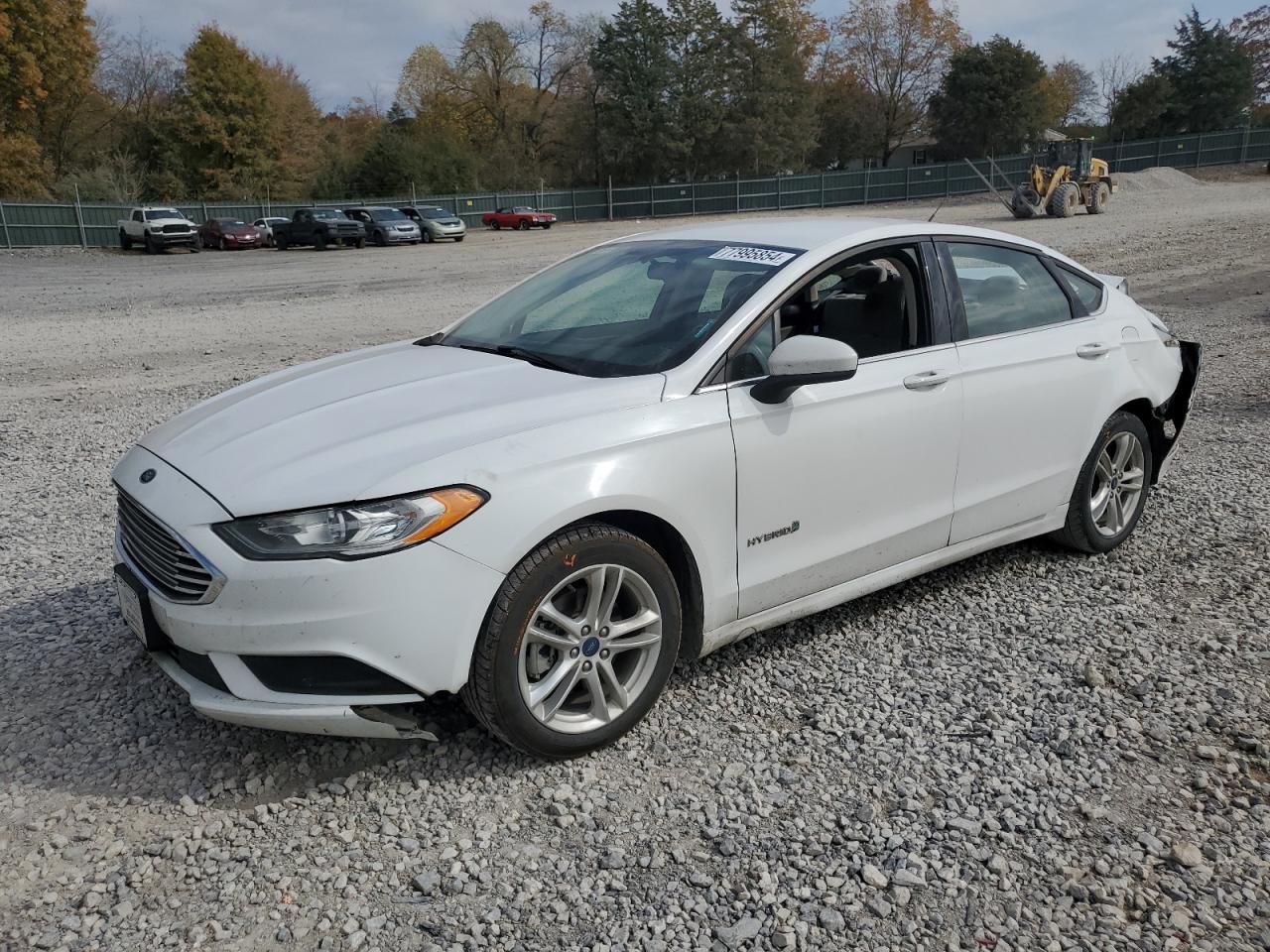 2018 Ford Fusion S Hybrid VIN: 3FA6P0UU5JR141981 Lot: 77995854