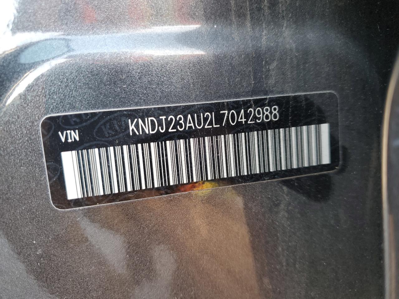 2020 Kia Soul Lx VIN: KNDJ23AU2L7042988 Lot: 73353714