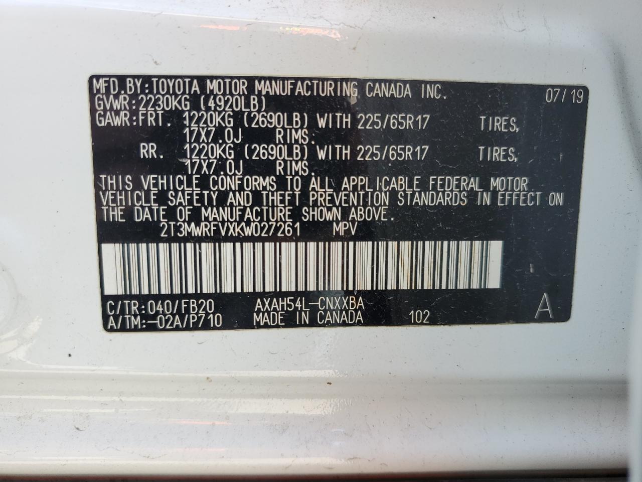 2019 Toyota RAV 4 - Image 12