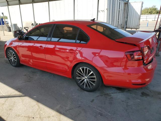  VOLKSWAGEN JETTA 2016 Красный