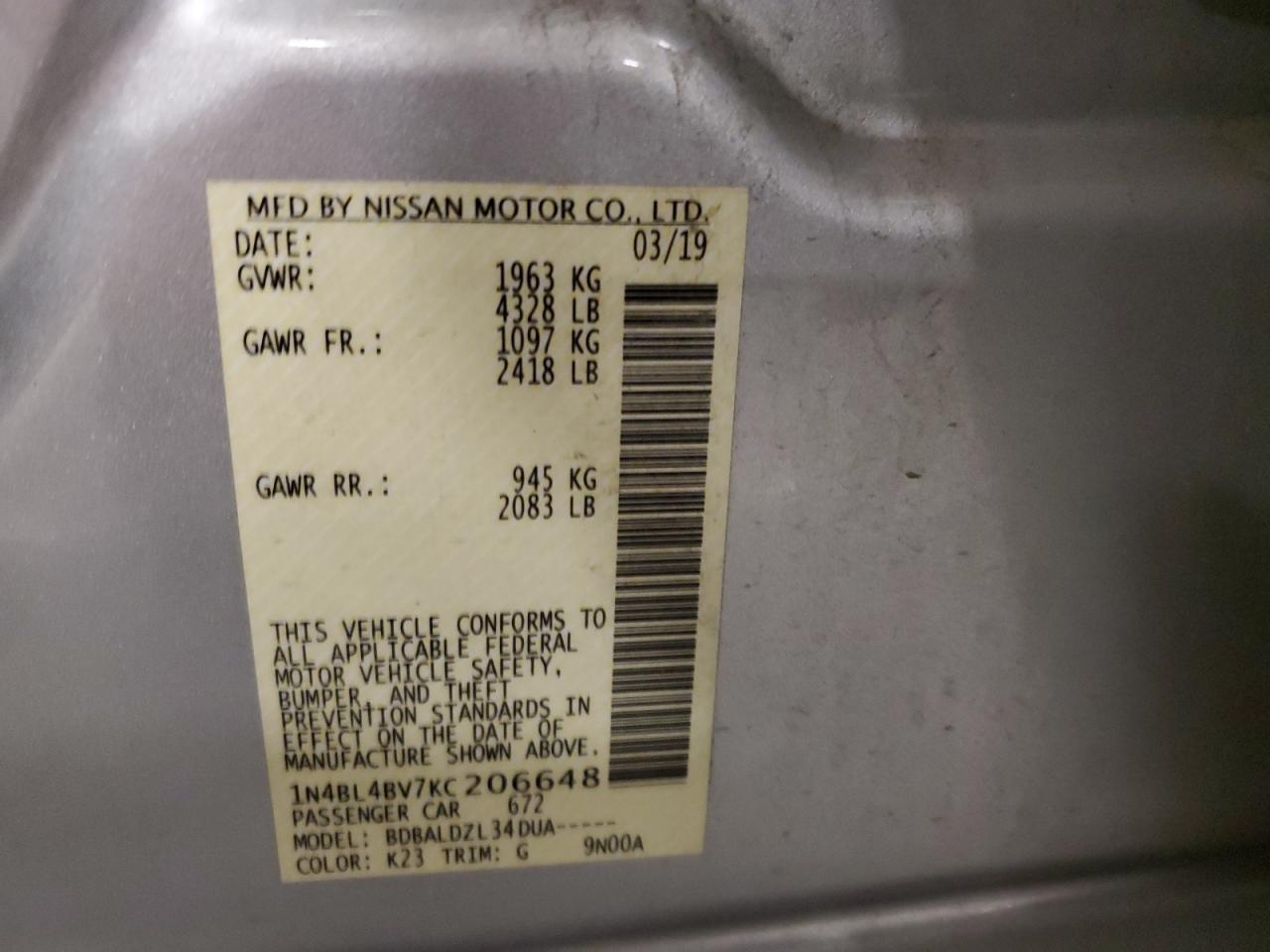 2019 Nissan Altima - Image 14