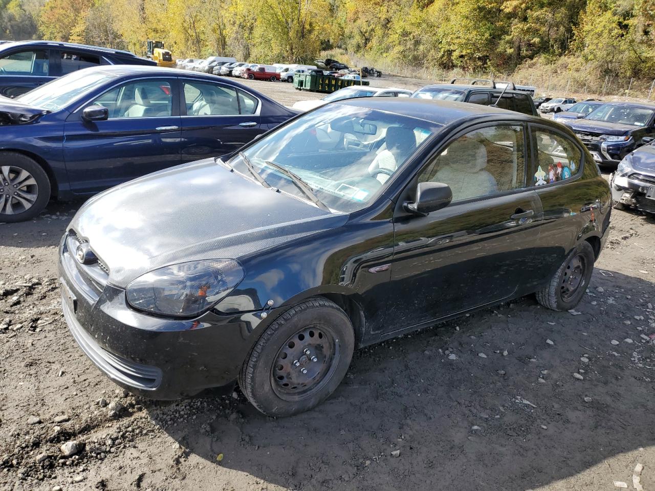 KMHCM3AC8AU175386 2010 Hyundai Accent Blue