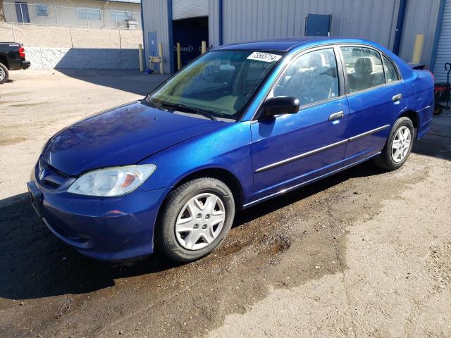 2005 Honda Civic Dx Vp en Venta en Albuquerque, NM - Rear End