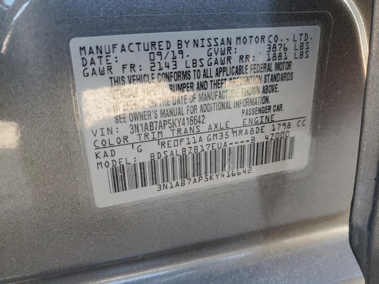 2019 Nissan Sentra - Image 13