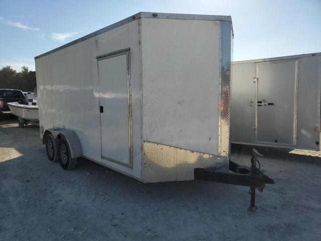 2022 Patriot Cargo Trailers 16'Enclosed White de vânzare în Ocala, FL - Normal Wear