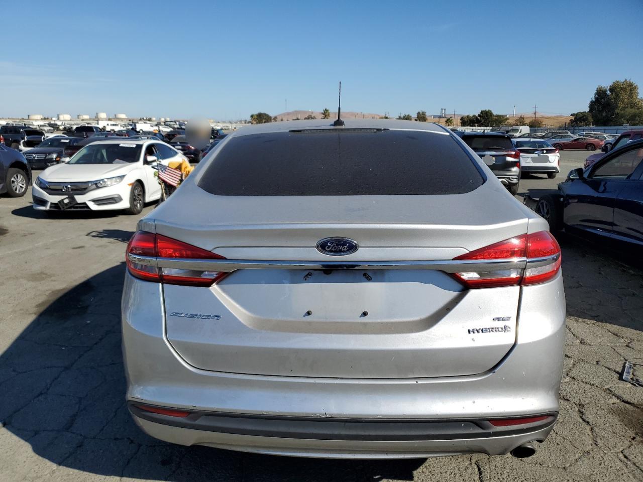 2017 Ford Fusion Se Hybrid VIN: 3FA6P0LU6HR315360 Lot: 77150734