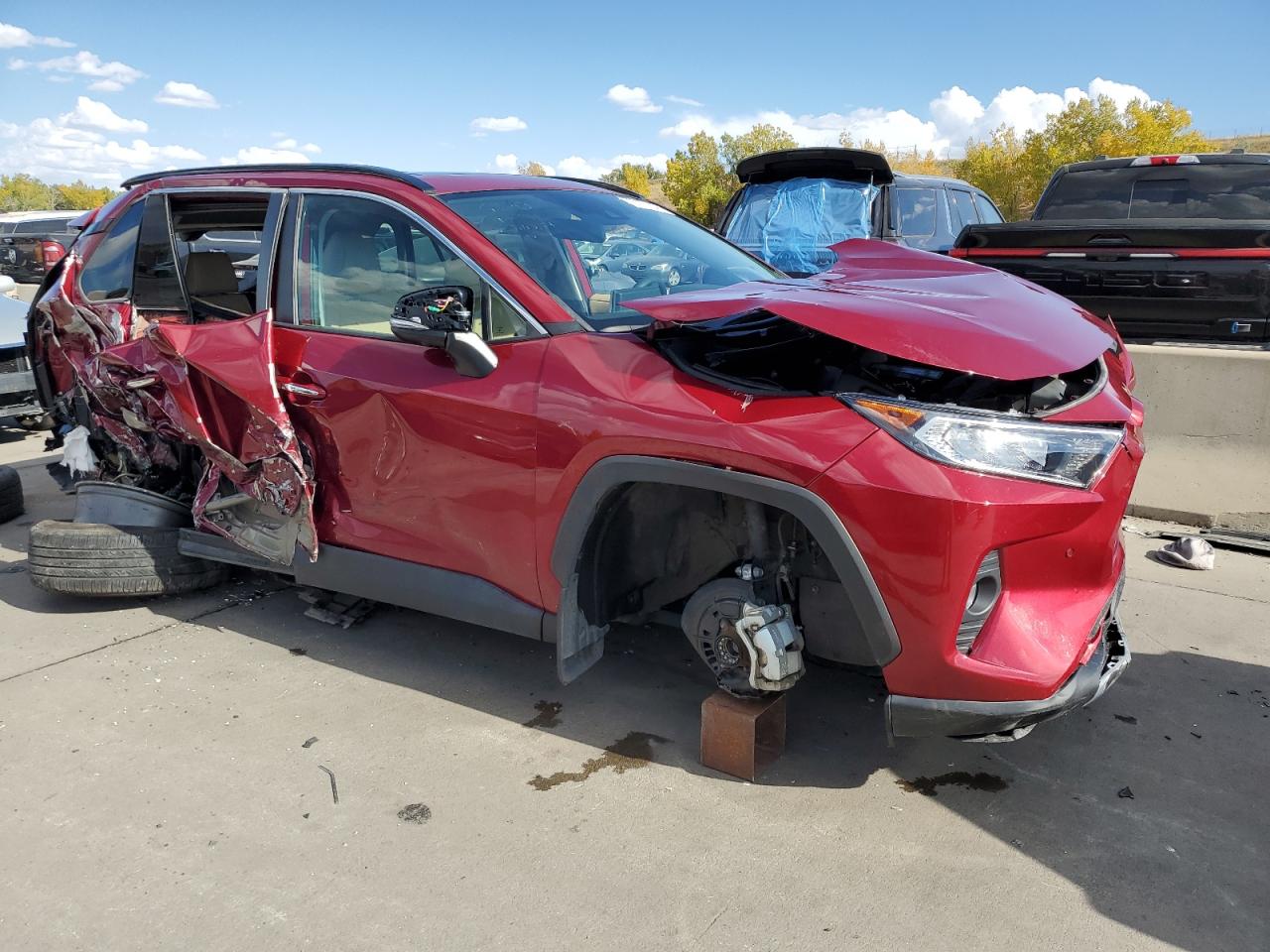 2021 Toyota Rav4 Limited VIN: 2T3N1RFV8MW229912 Lot: 76327184