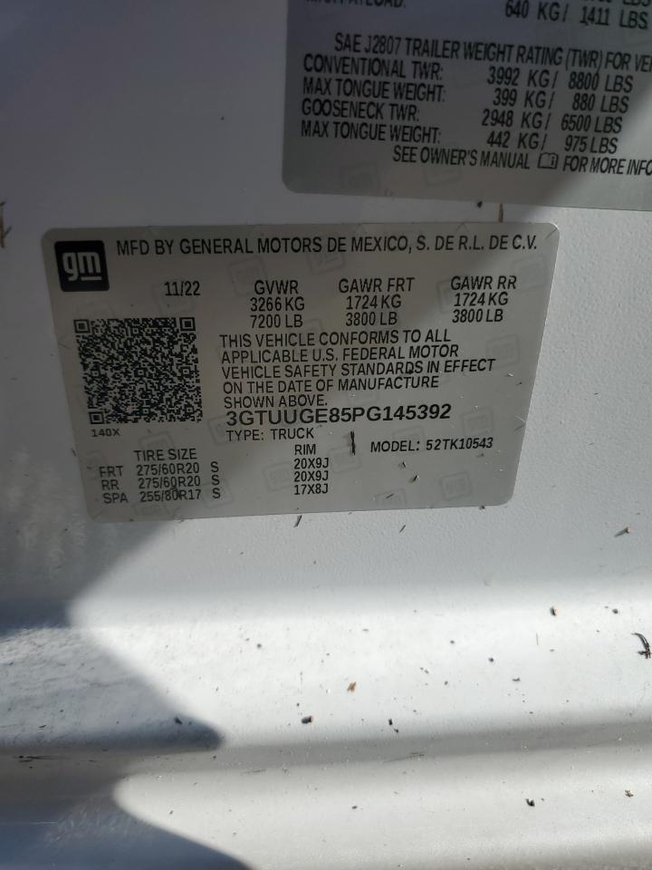 3GTUUGE85PG145392 2023 GMC Sierra K1500 Denali