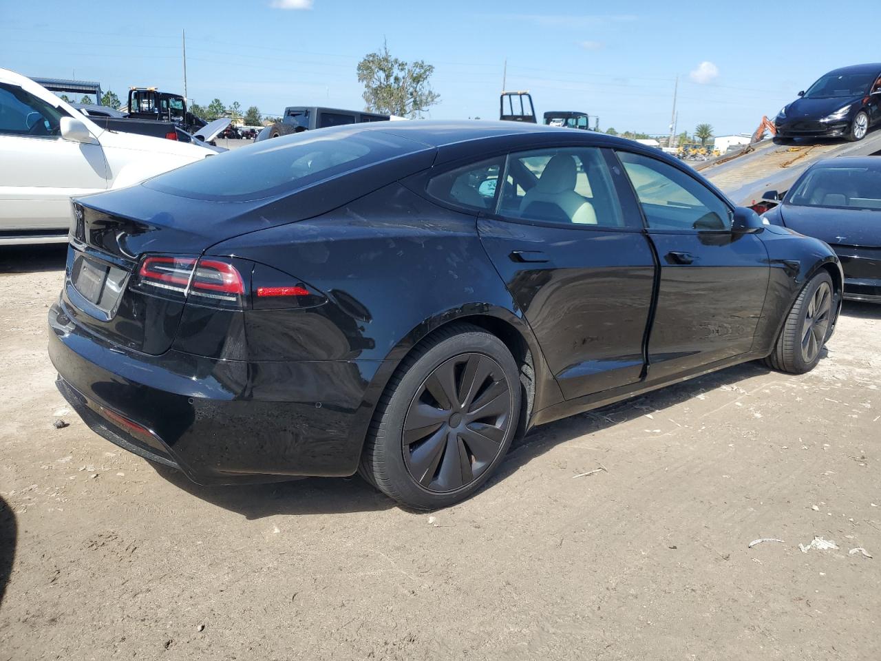 VIN 5YJSA1E51NF487329 2022 TESLA MODEL S no.3