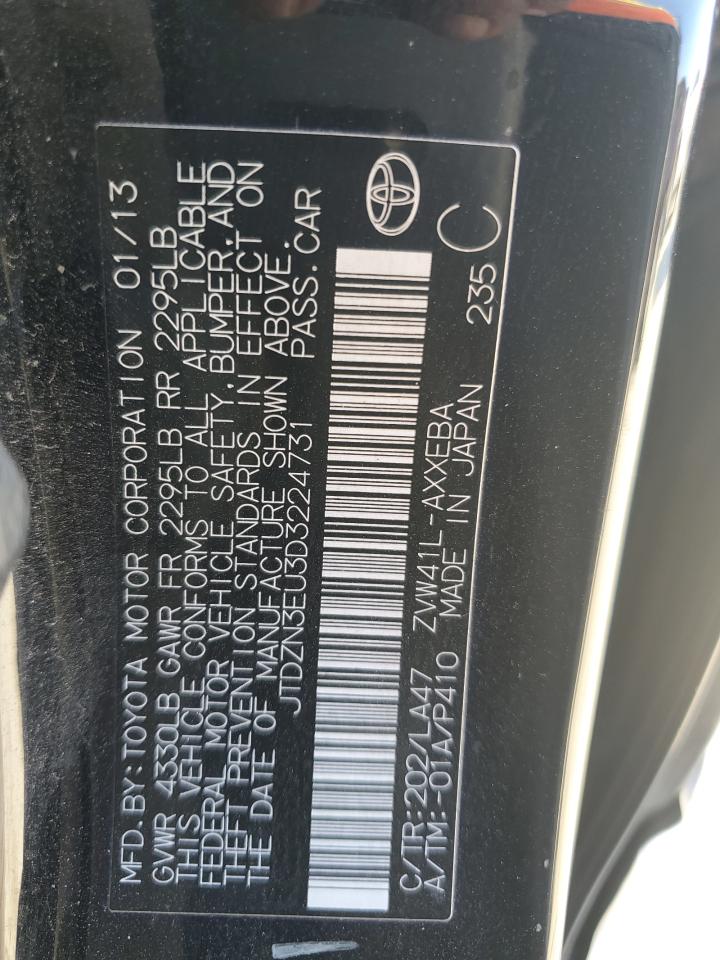 2013 Toyota Prius V VIN: JTDZN3EU3D3224731 Lot: 75483834