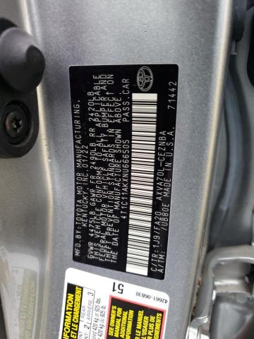 4T1C11AKXNU666505 Toyota Camry LE 13